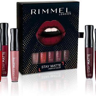 Rimmel London, Stay Matte Liquid Lip Colour, 5 pieces kit