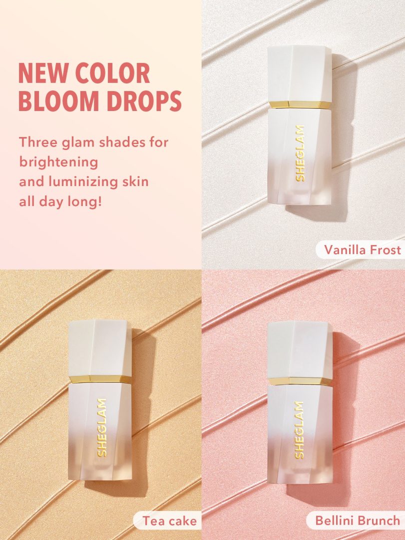 Sheglam Glow Bloom Liquid Highlighter Vanilla Frost 5.2ml - Image 3