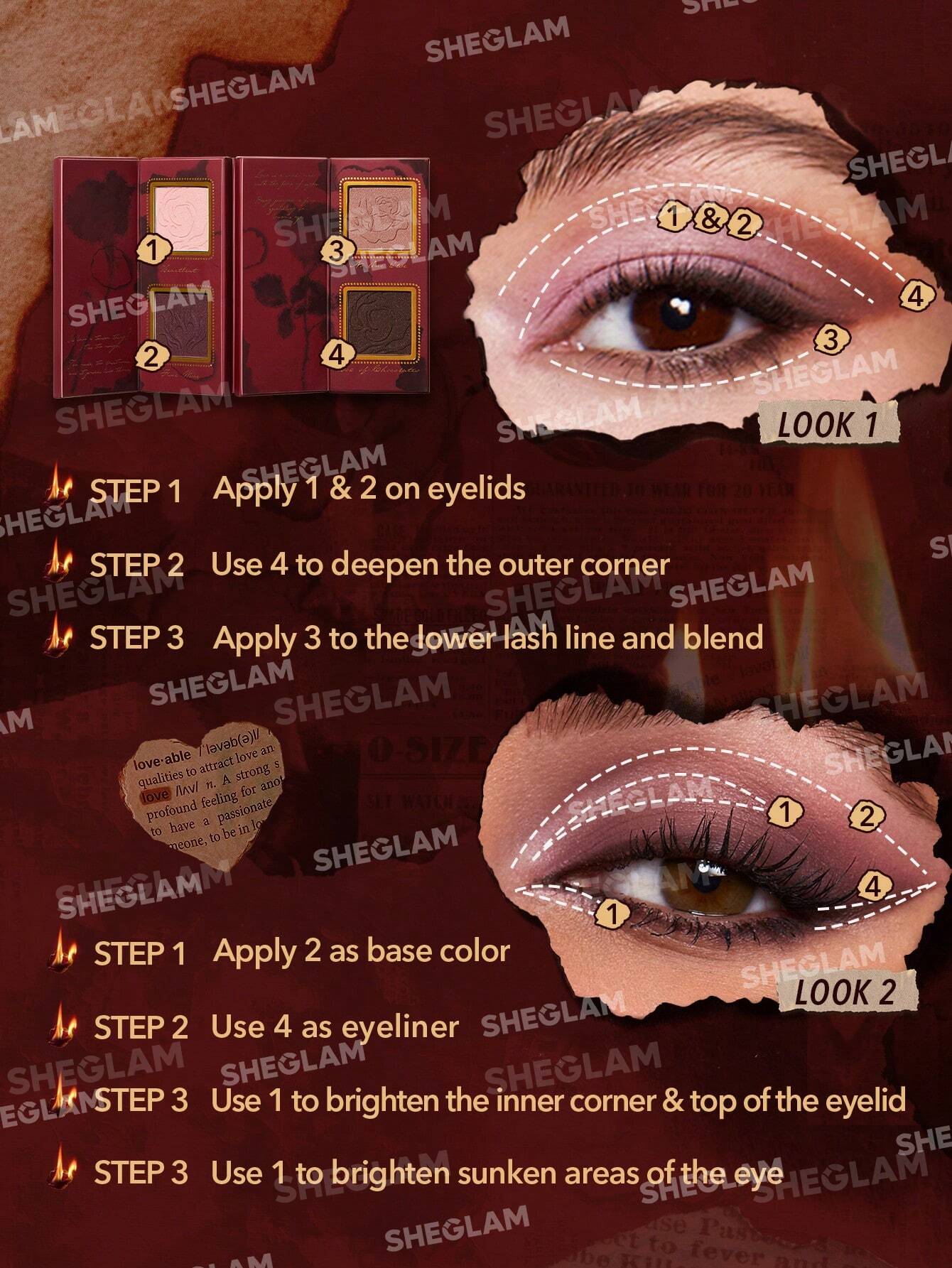 Ember Rose Burning Devotion Color Palette - Image 8